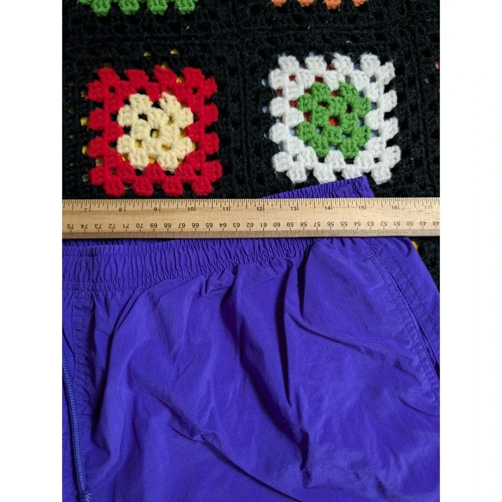 Speedo Vintage Men's Size XL Purple 90s Nylon Lined Active‎ Parachute Pants 24